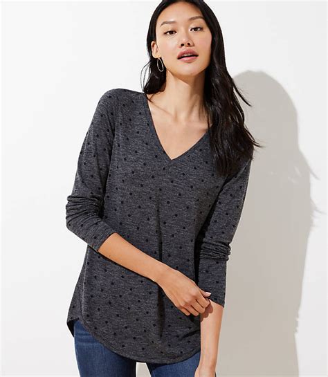 loft petites tops|loft 3 4 sleeve tops.